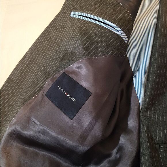 Tommy Hilfiger Gray Pinstripe Suit - Picture 3 of 11